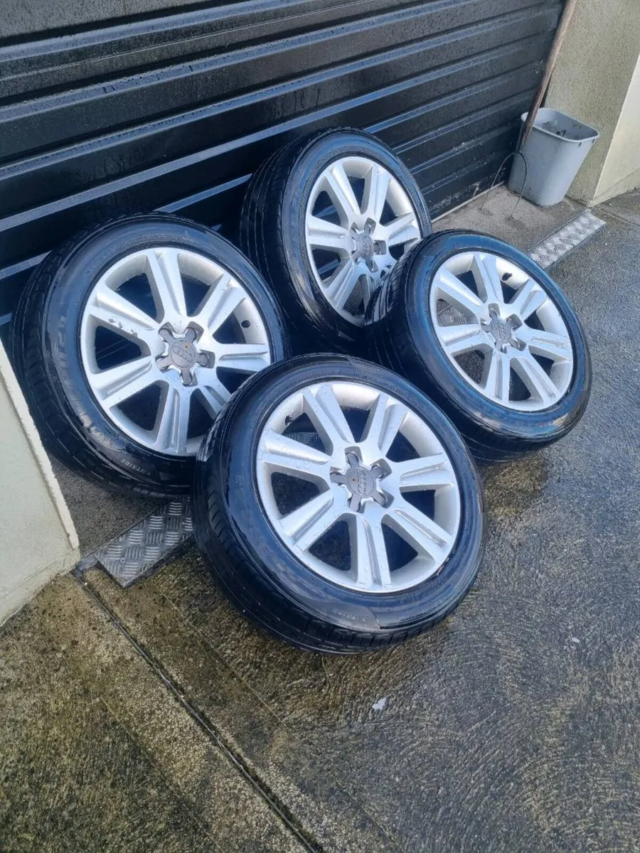 Audi 17-inch alloys & tyres - Image 1