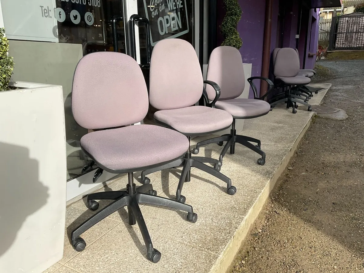 Light Taupe office task chair 80+ in stock - Image 3