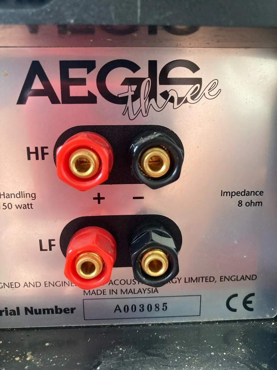 Acoustic Energy Aegis Three. Hi Fi Speakers - Image 4