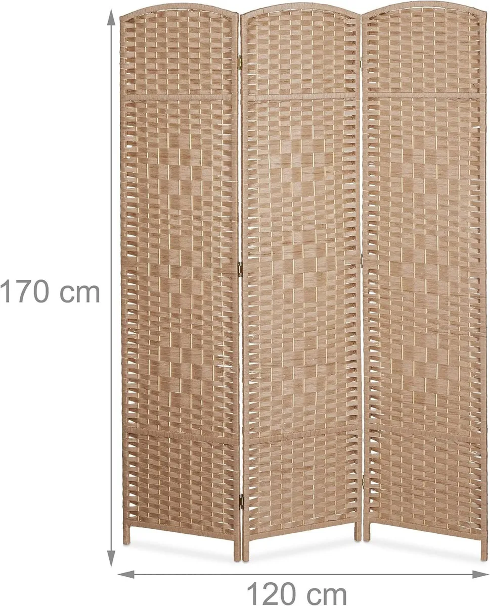 Folding Screen 3-Panel Room Divider - Image 4