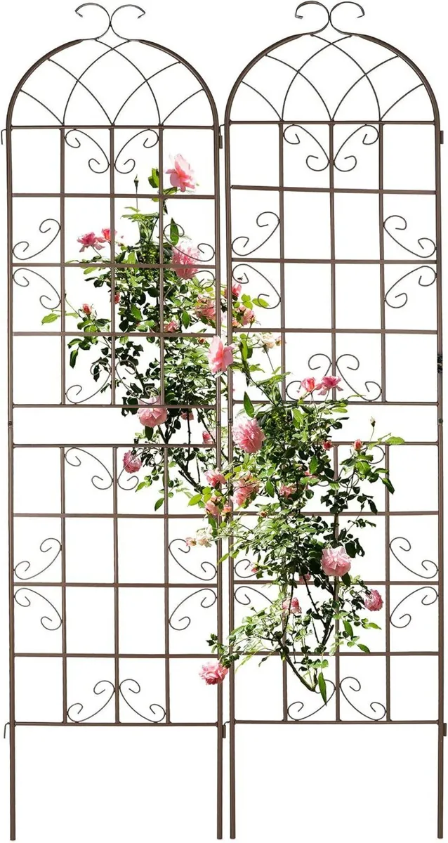 Garden Trellis 220 X 52CM Metal Support (Set of 2) - Image 1