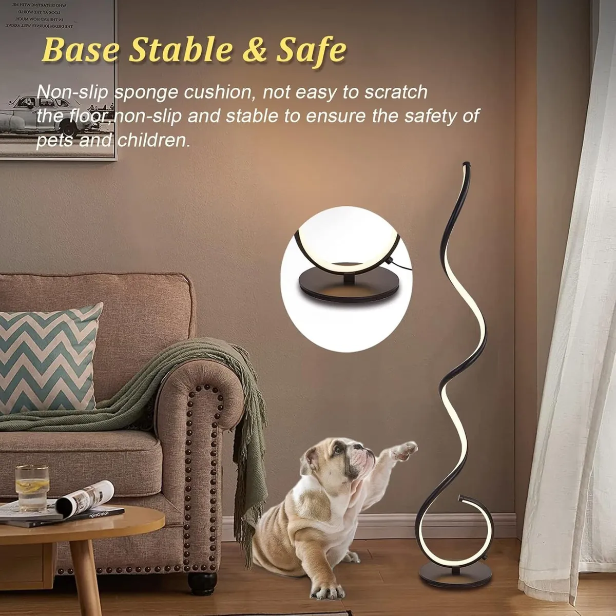 Corner Floor Lamp-Standing Lamp for Living Room - Image 4