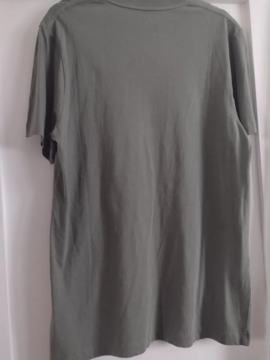 New mens French Connection t-shirt army green - Image 3