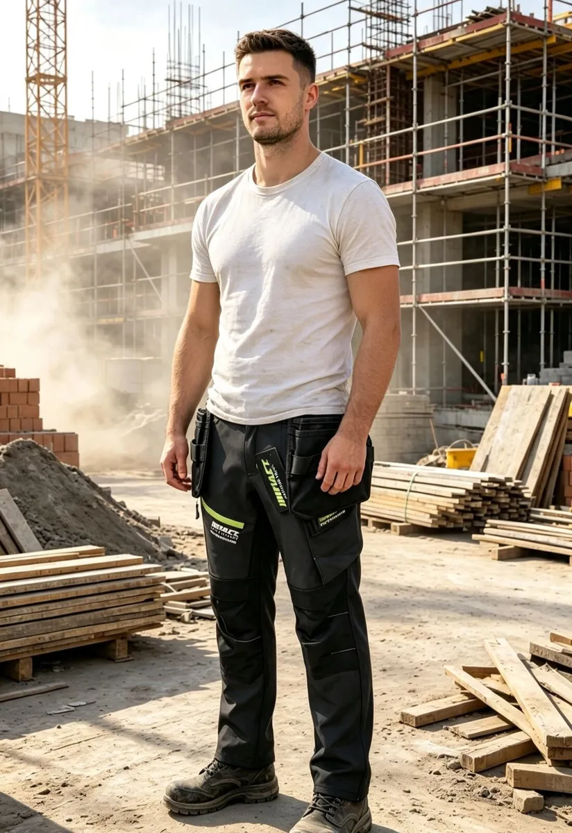 Impact softshell work trousers all sizes - Image 2