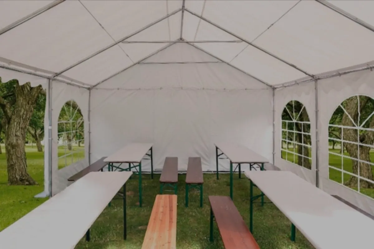 Heavy duty marquee 6m x 4m - Image 3