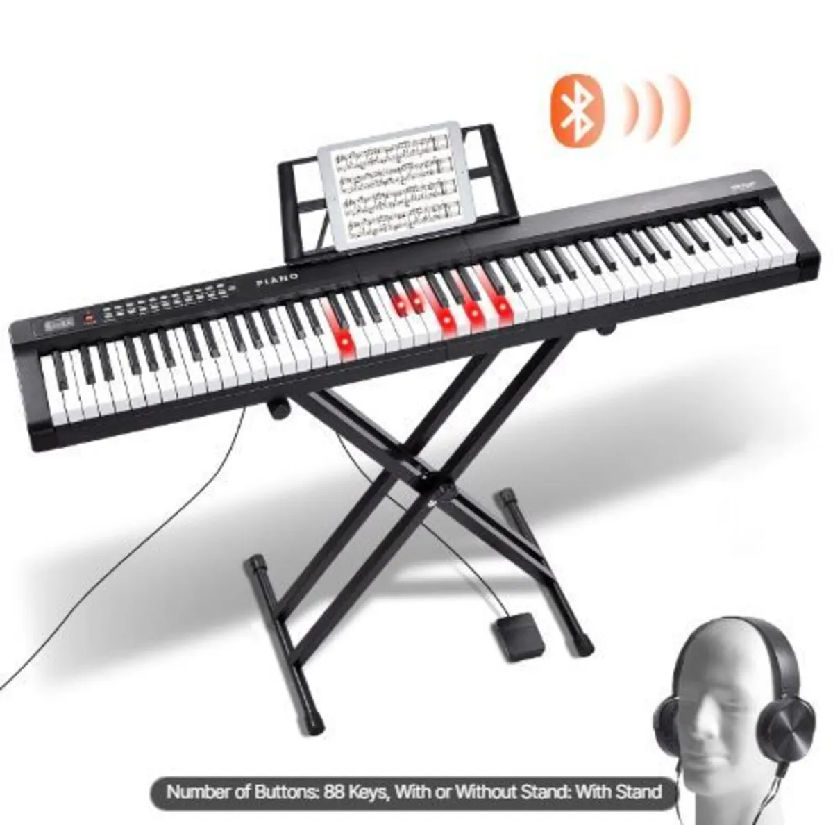 88 Key Digital Piano Keyboard - Image 4