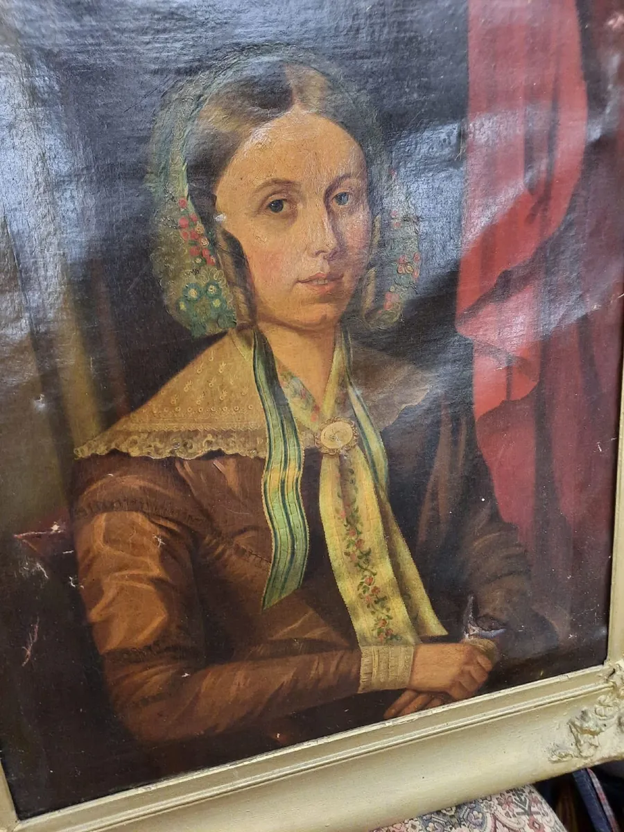 Pair of antique pictures - Image 1