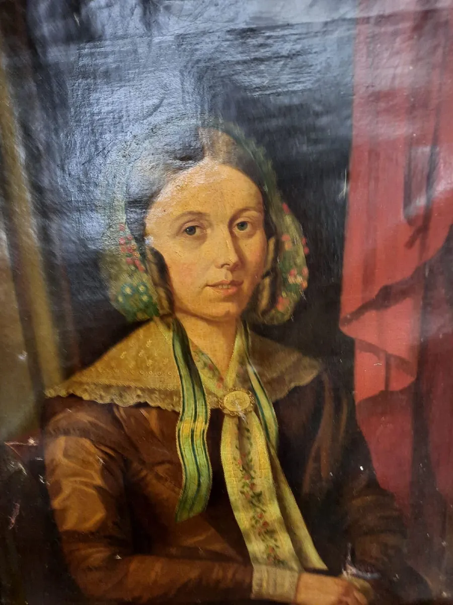 Pair of antique pictures - Image 3