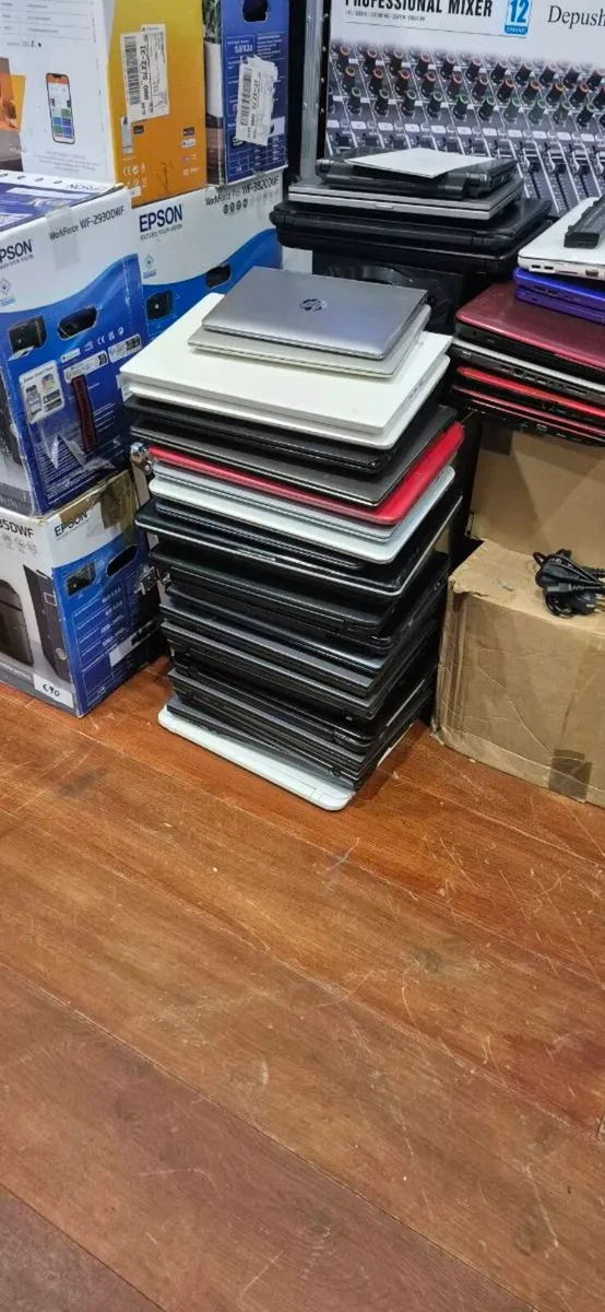 Trade laptops. Sold as seen, untested - Image 1