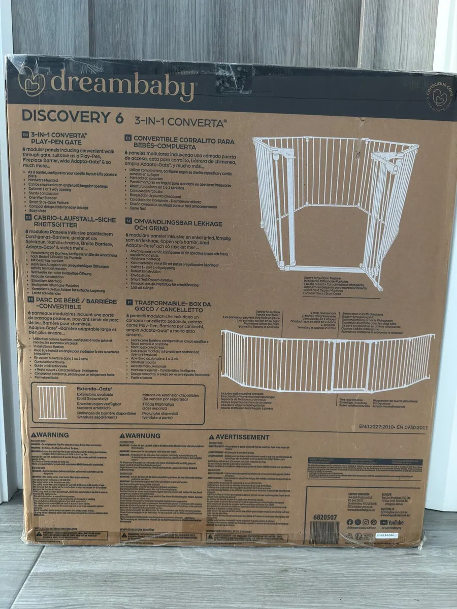 New in Box Black Coloured Play Pen by Dream Baby - Image 3