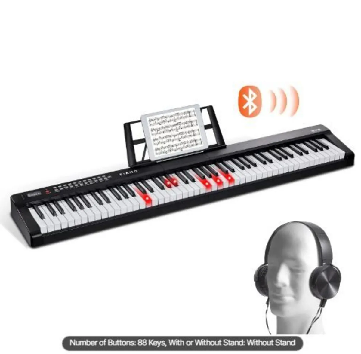 88 Key Digital Piano Keyboard - Image 1