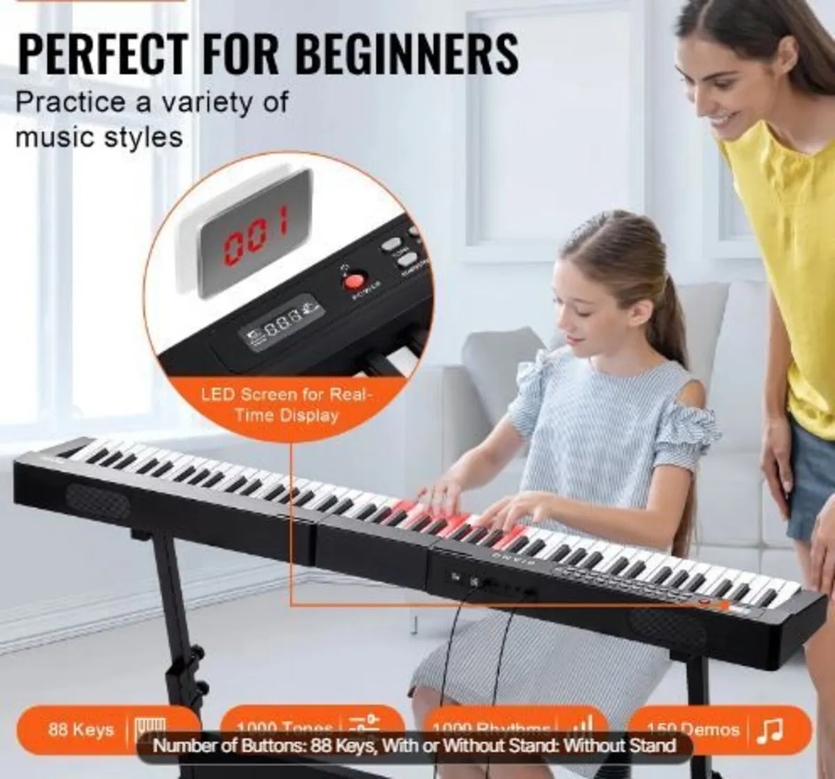 88 Key Digital Piano Keyboard - Image 2