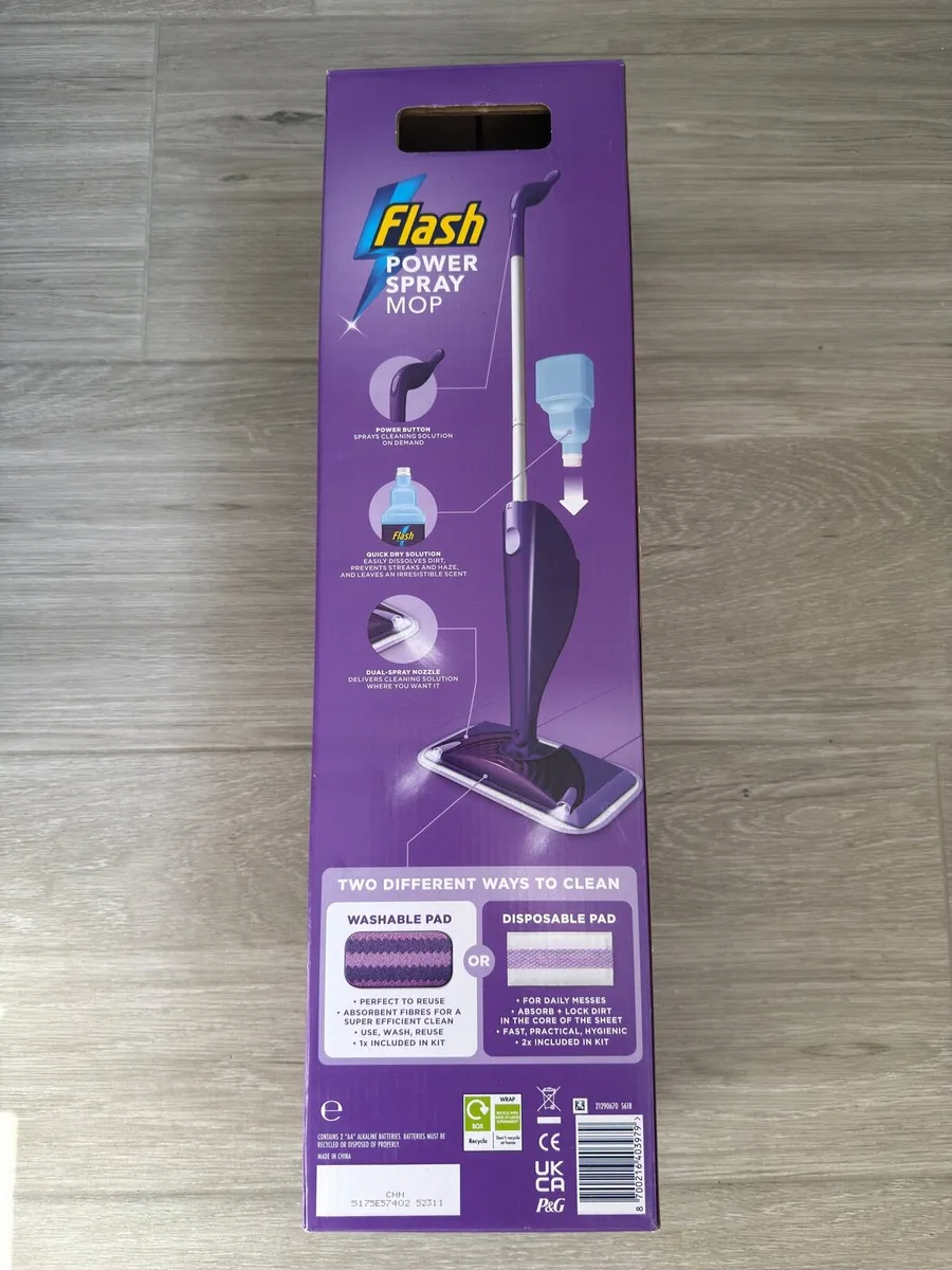 New - FLASH Power Spray Mop - Image 3