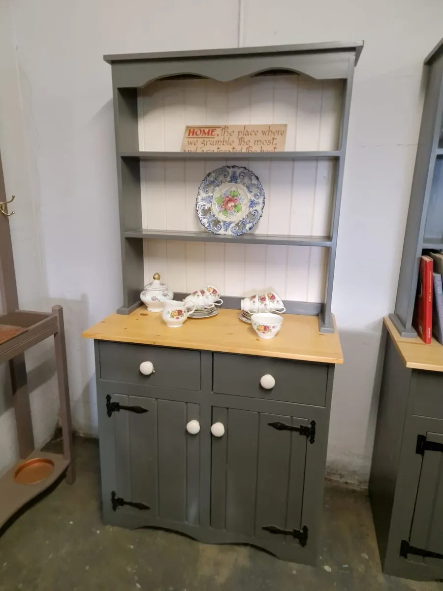 Handmade kitchen dressers, larders, pine workshop - Image 3