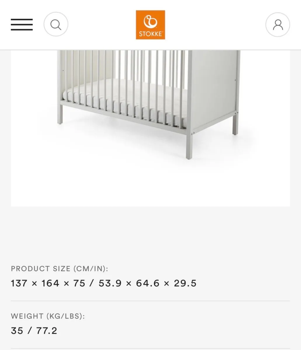 Stokke Cot/Crib - Image 4