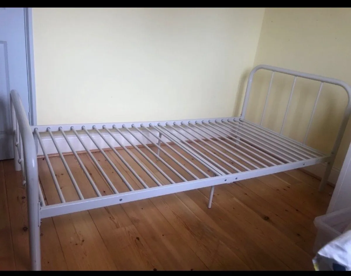 Single bed frame steel - Image 2