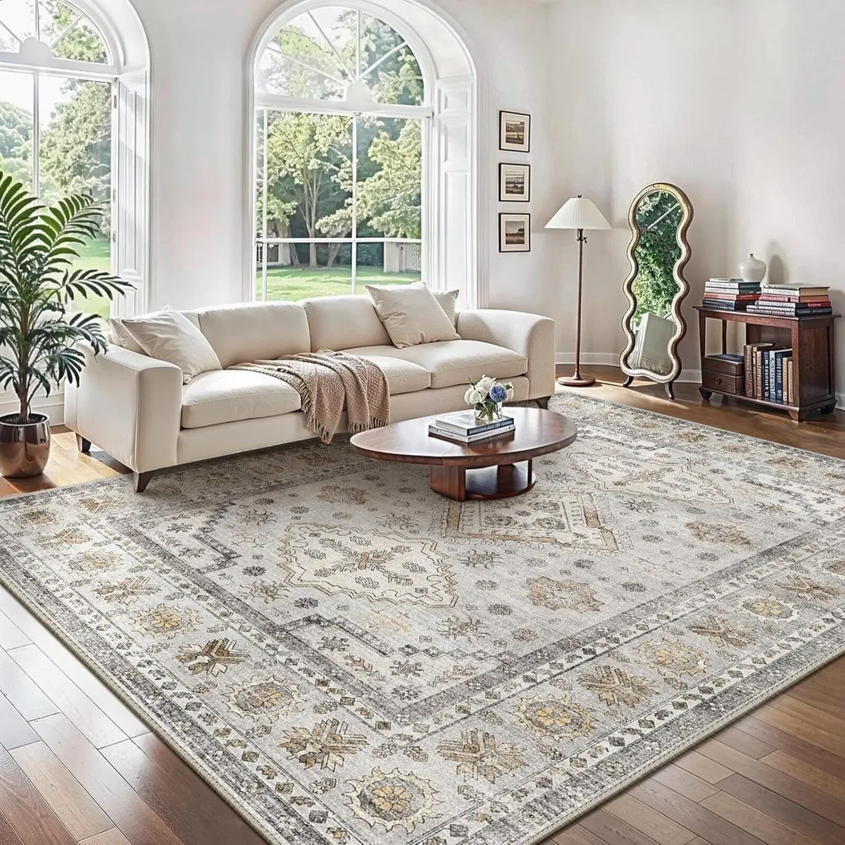 Washable Rug Non Slip Soft Living Room - Image 1