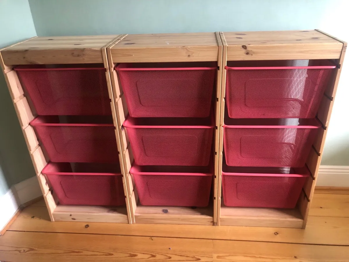 Ikea TROFAST units and baskets - Image 2