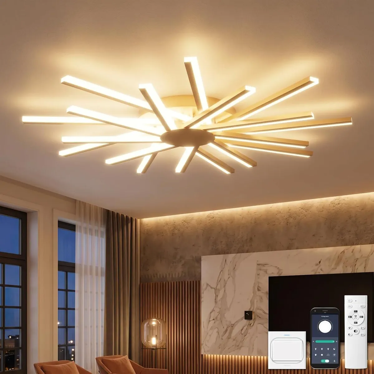 96CM Ceiling Lights Living Room Large Lighting - Image 1