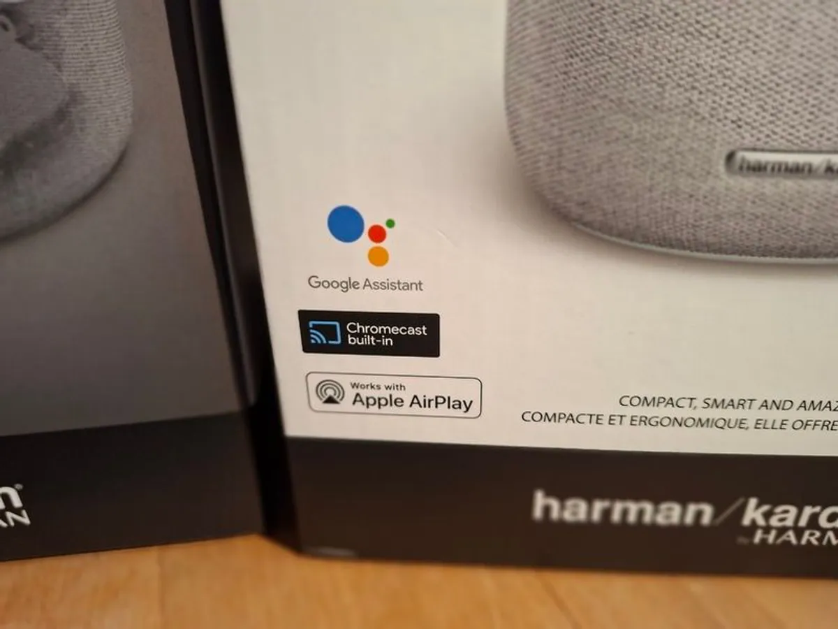2 x Harman Kardon Citation One &  Apple Airplay & Google Home & Chromecast & Bluetooth & Hey Google & Hey Siri Stereo Pair  New  Boxed - Image 1