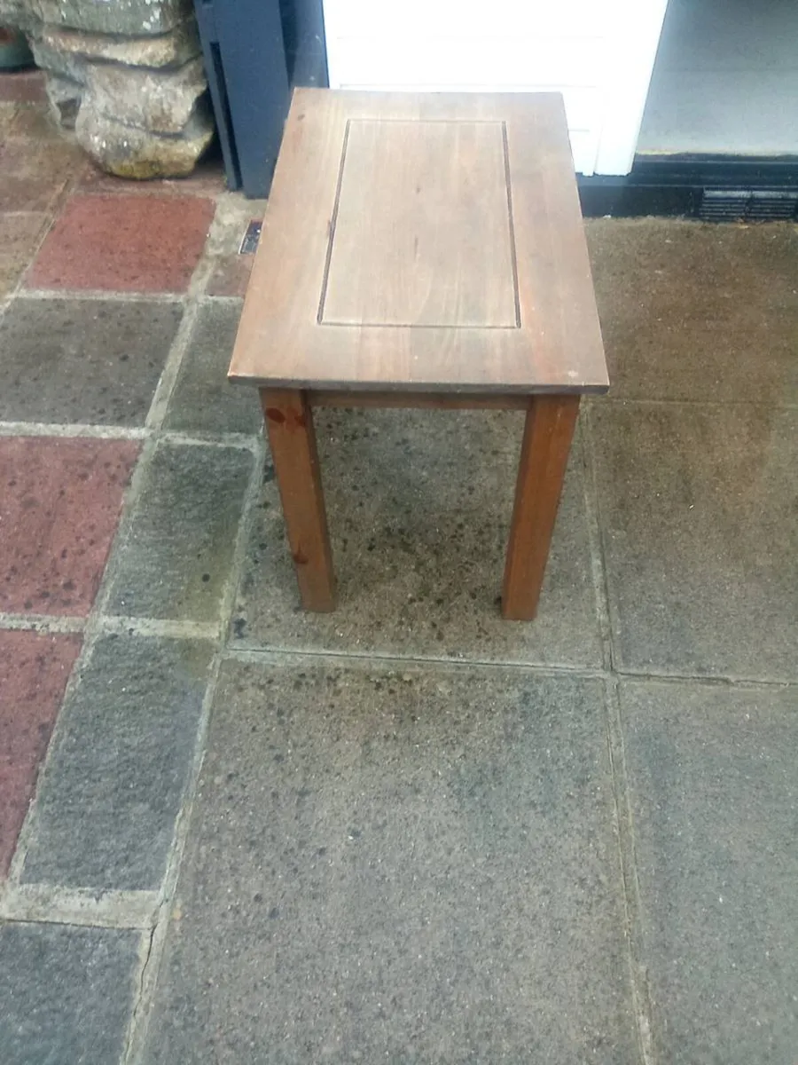 TIMBER.  SIDE.  TABLE - Image 2