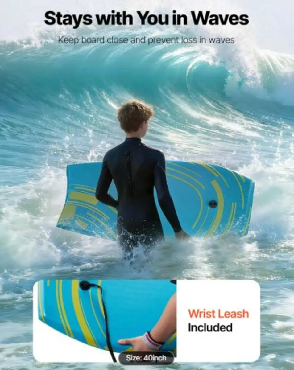 1055mm Bodyboard,Body Board Trainer with EPS Foam - Image 3
