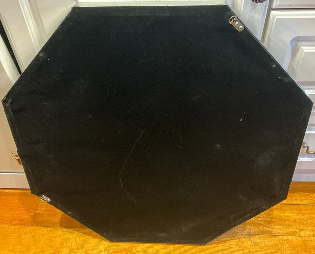 Large Octagonal Shaped Bevelled Glass Mirror - Image 3