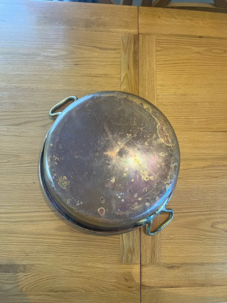 Old Copper Preserve Pan - Image 4