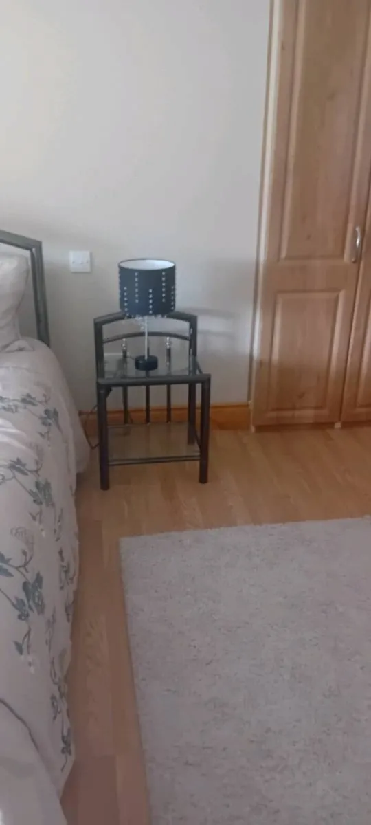 5ft bed with mattress and lockers to match - Image 3