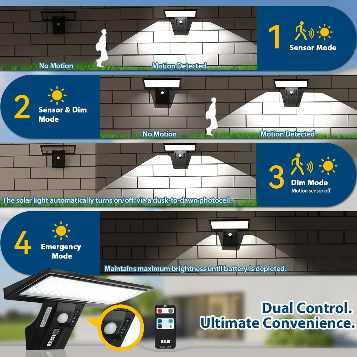 Solar Powered Lights Outdoor Outside for Garden - Image 3