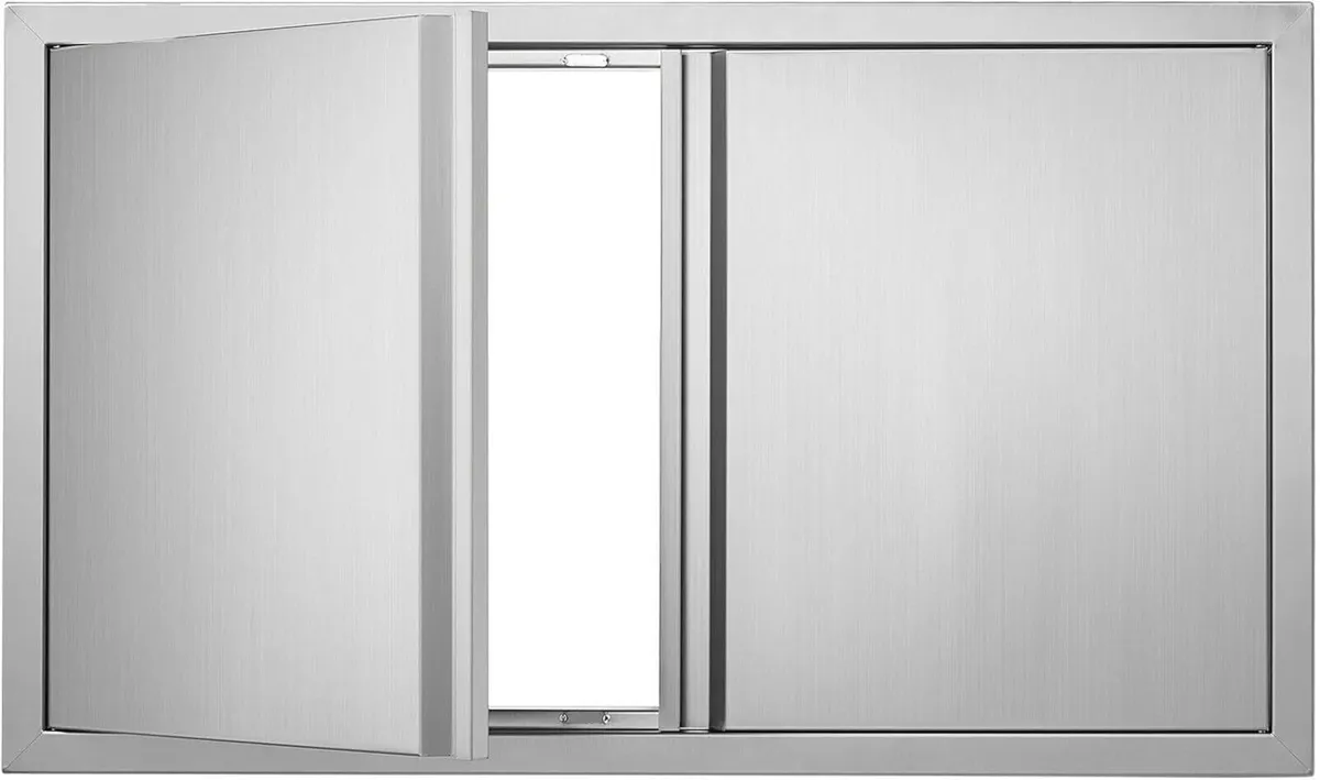 36 x 21 Inch Stainless Steel BBQ Access Door - Image 1