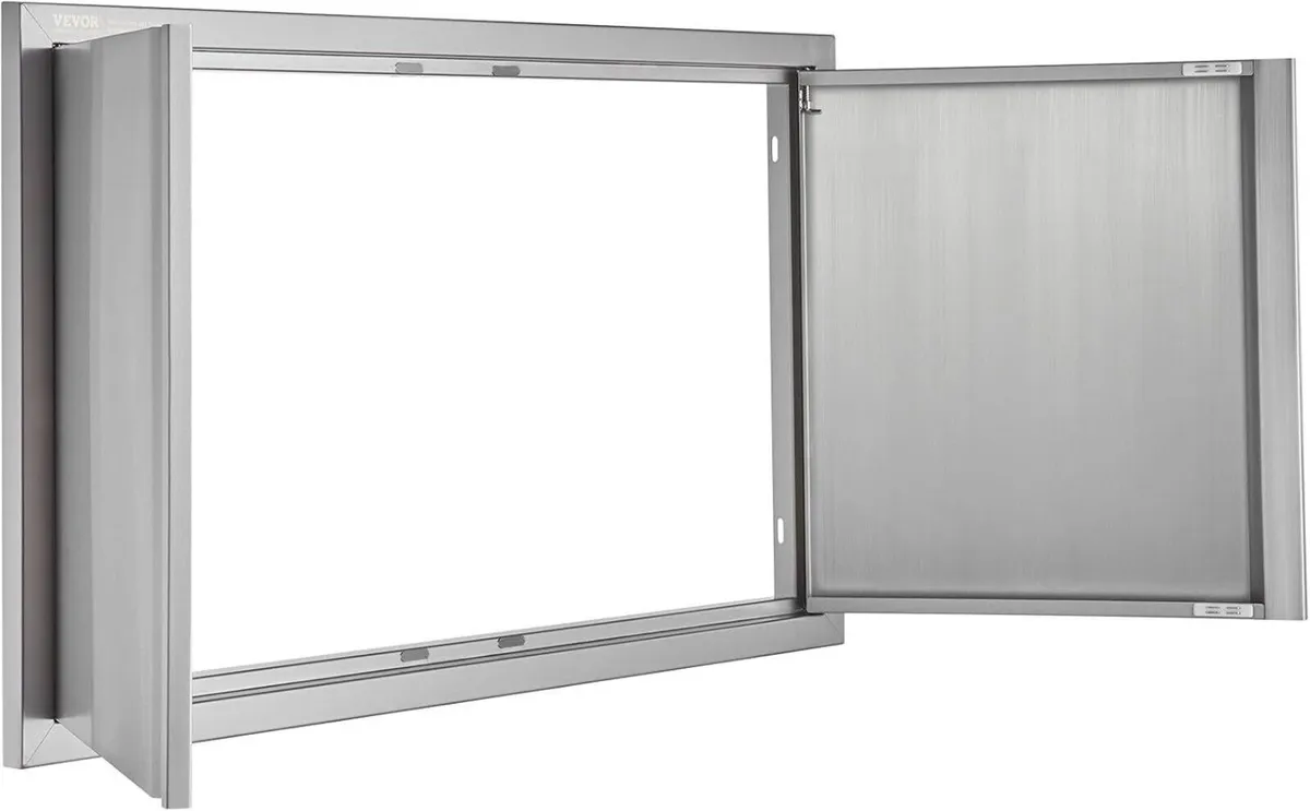 36 x 21 Inch Stainless Steel BBQ Access Door - Image 2