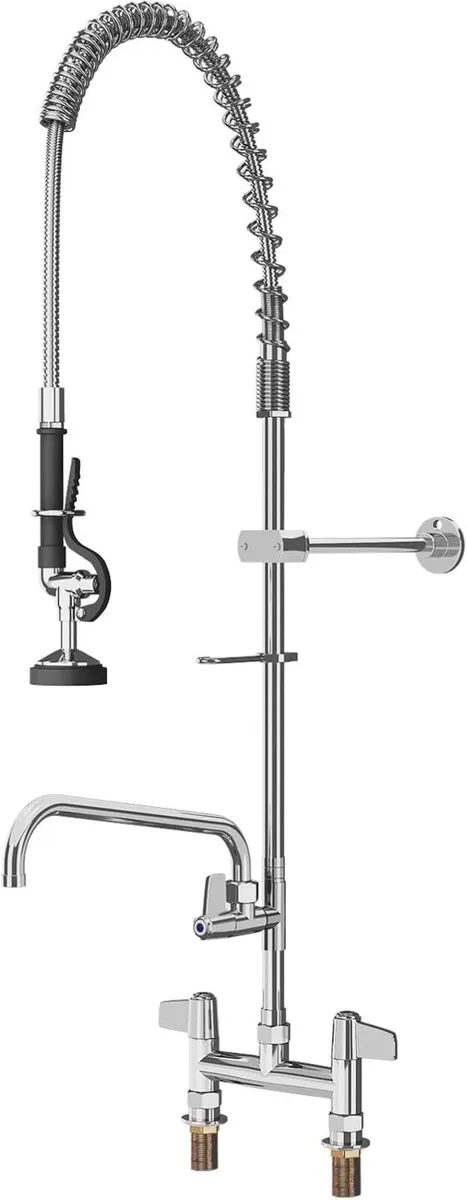 Commercial Kitchen Pre-Rinse Spray Tap Double - Image 1
