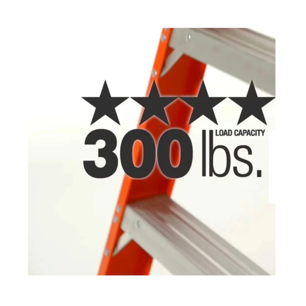 Werner 72005C Fiberglass Podium Ladder 5 Tread - Image 4