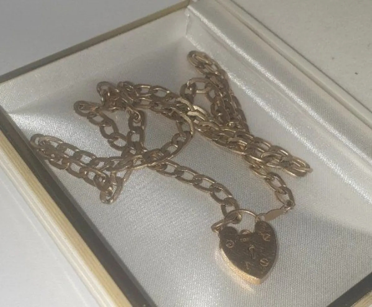Pristine Vintage 9ct Gold UNIDOR Jailers Chain 20" - Image 4