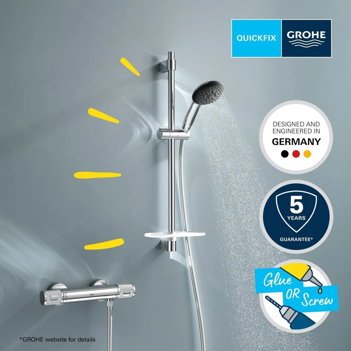 Precision Feel Exposed Thermostat Shower Set - Image 2