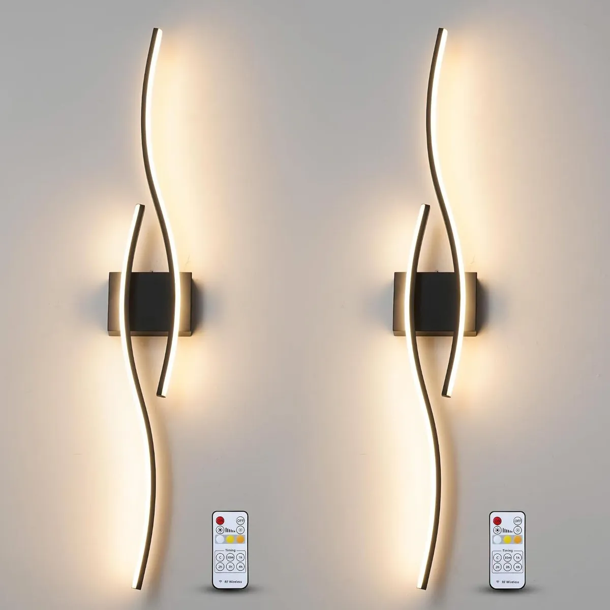 LED Wall Lights Dimmable Hardwired Sconce 26W - Image 1