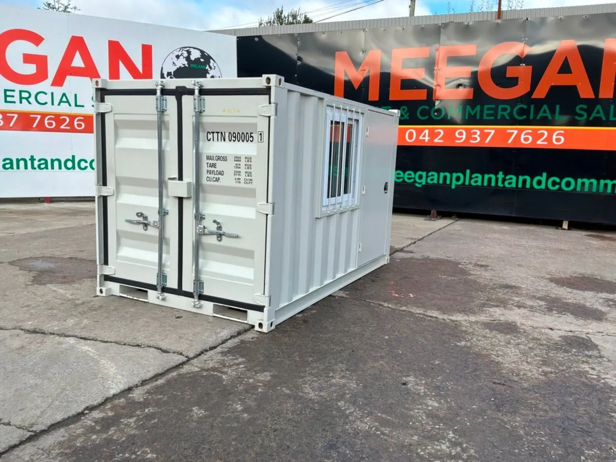 New MINI  9ft x 5'6" steel storage container.....6 - Image 1