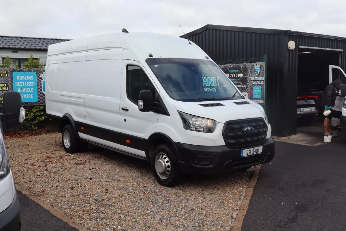 Ford Transit 2023 Jumbo Twin Wheel NO VAT - Image 1