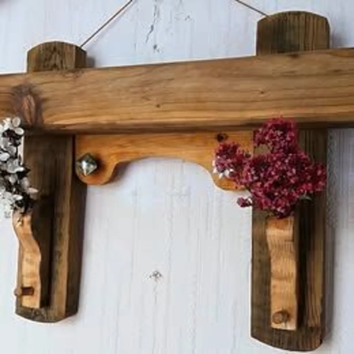 NEW Rustic Woodbeam stove mantle / shelf - Image 4