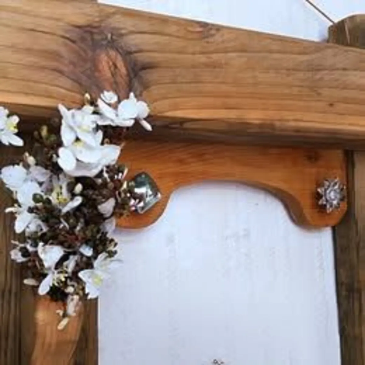 NEW Rustic Woodbeam stove mantle / shelf - Image 3