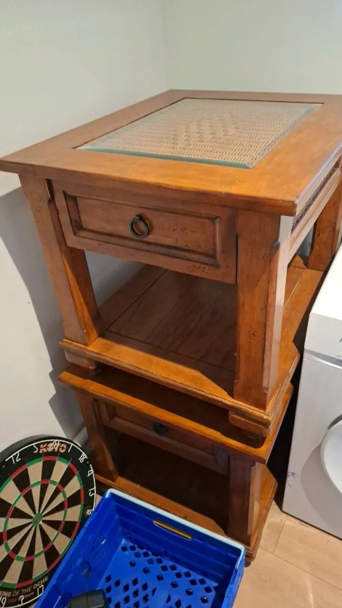 Solid Wood Coffee Table and 2 Side Tables - Image 3