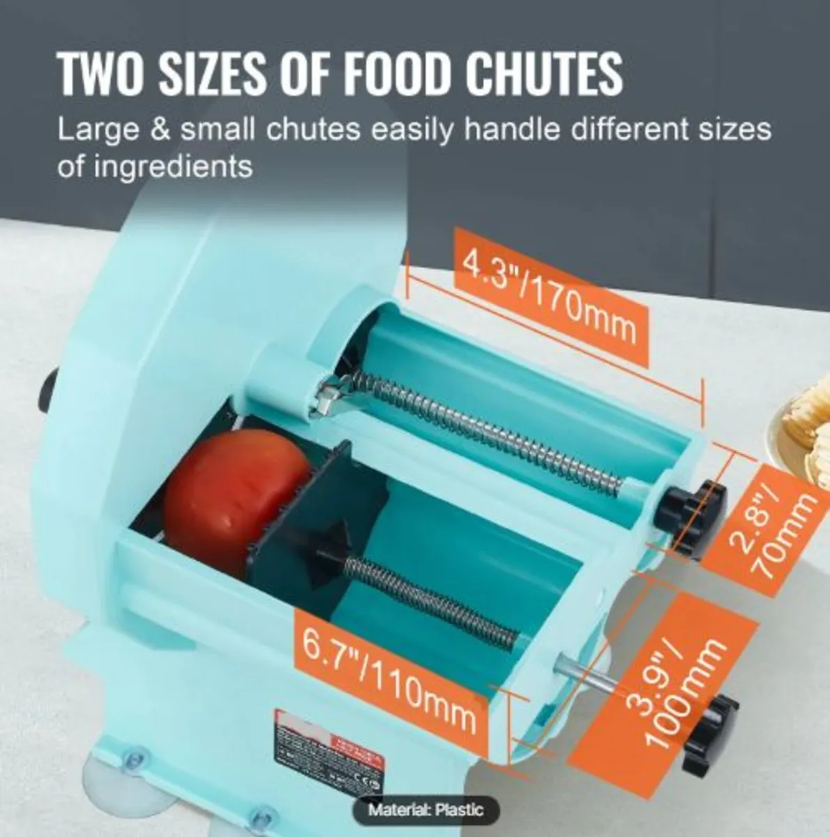 Manual Vegetable Fruit Slicer, 0-0.5"/0-12mm - Image 2