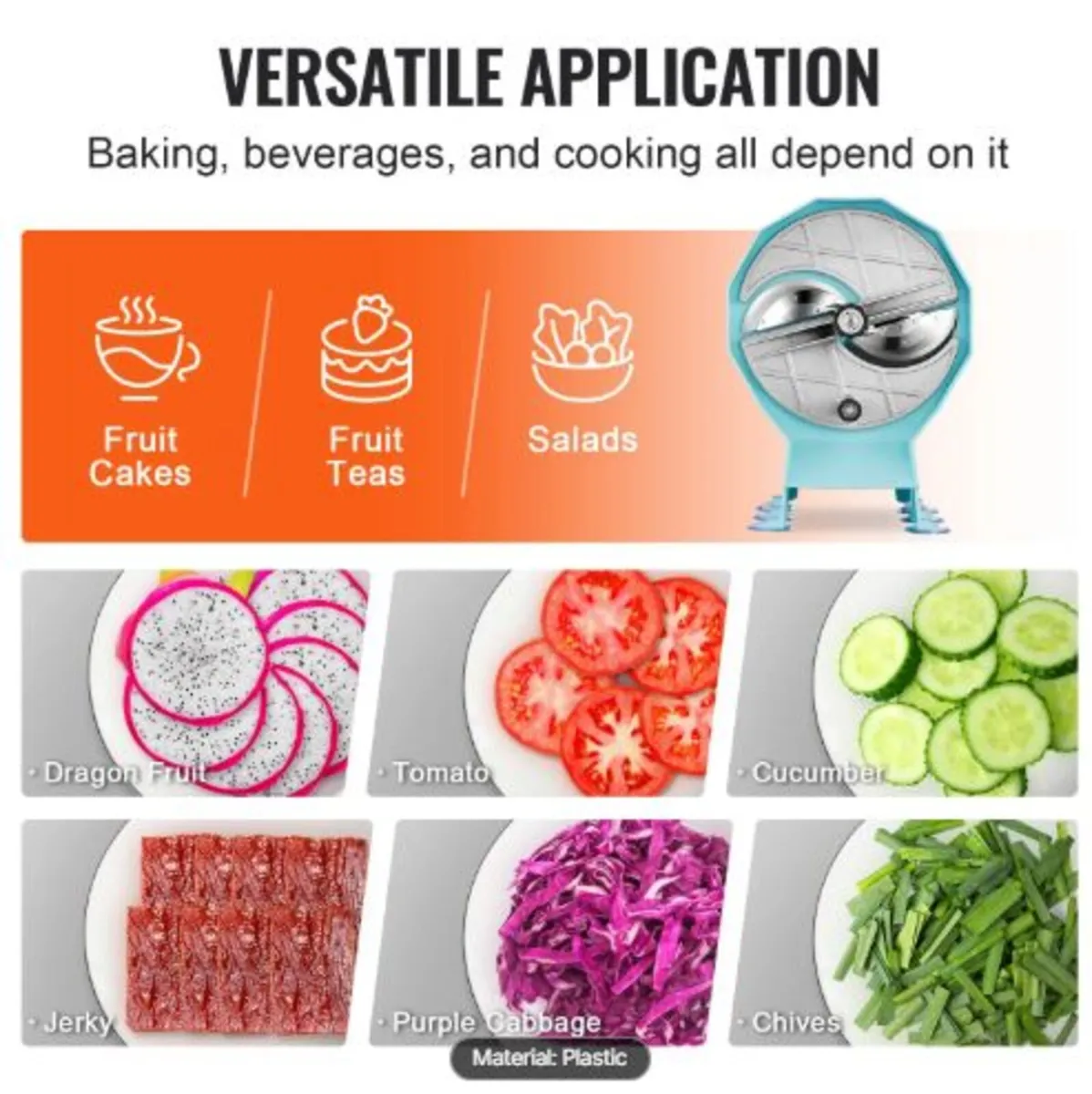 Manual Vegetable Fruit Slicer, 0-0.5"/0-12mm - Image 4