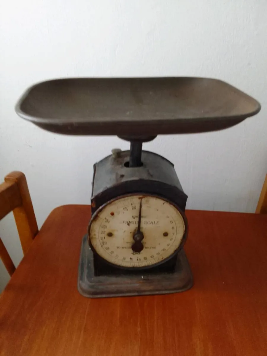 Antique hughes family scales - Image 1