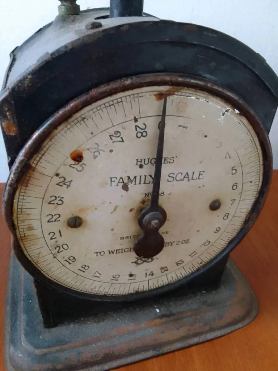 Antique hughes family scales - Image 3