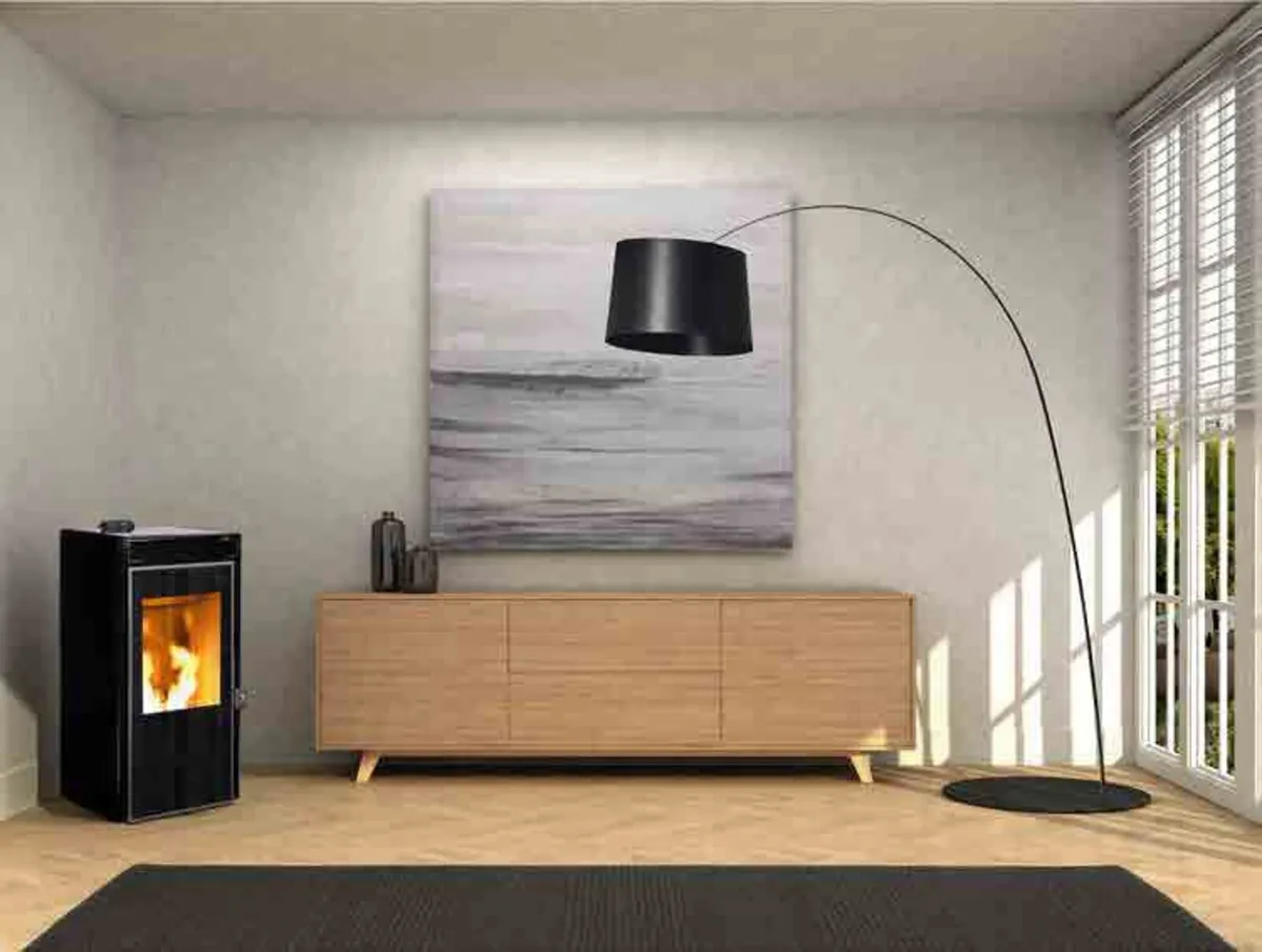 7.5kW compact unlit stove, minor scratches MOON - Image 4