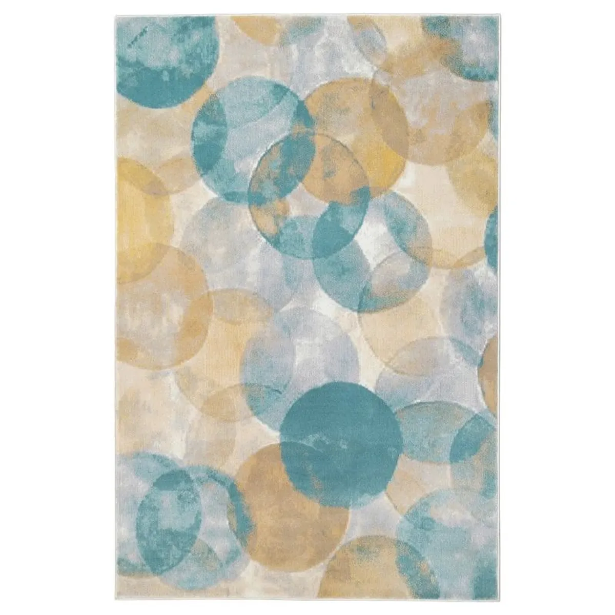 PRICE Drop IKEA UTTAG Area Rug (160x230cm) - Teal & Mustard - Excellent Condition - Image 2