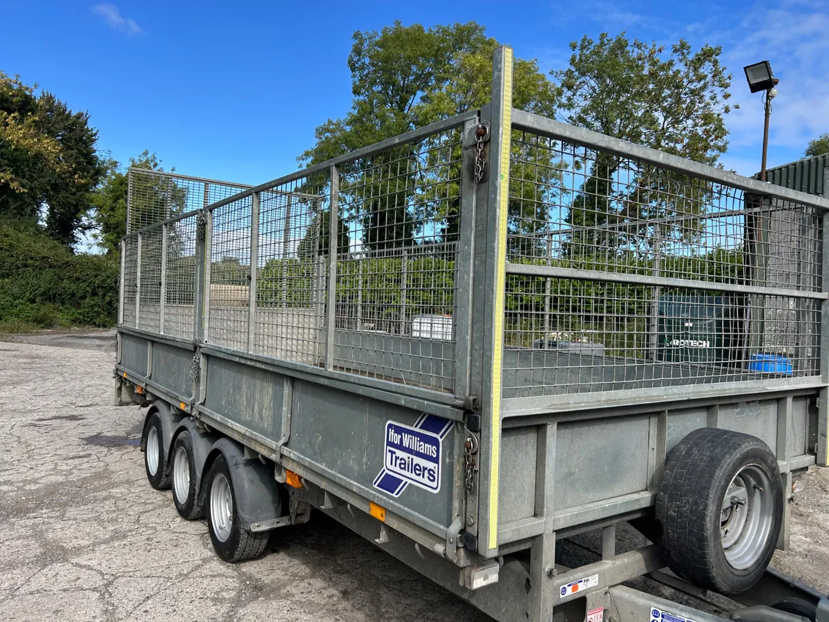Ifor Williams Lm166 Tri Axle with Mesh and Ramp - Image 2