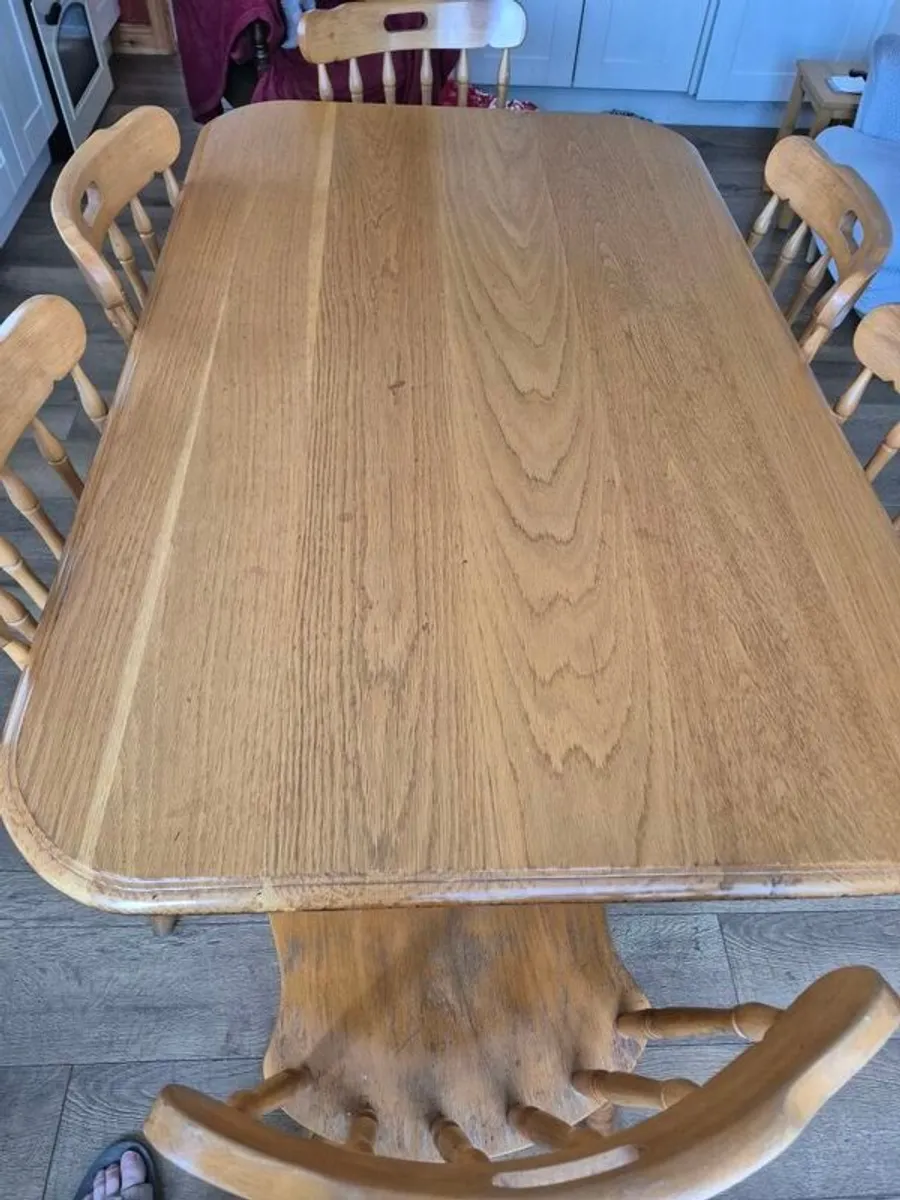 Kitchen Table and 6 Chairs - Image 4